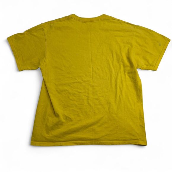 Fruit of the Loom California SD Y2K Graphic T-Shirt Men’s Large Yellow Retro Tee - Picture 2 of 6